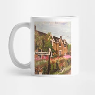 Somerset, Houses and Flowers Mug